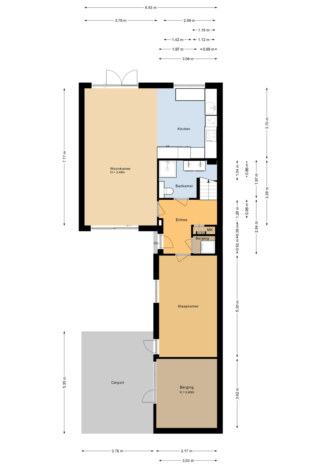 Schoener 16 13 - 8243 TK - lelystad-plattegrond-1